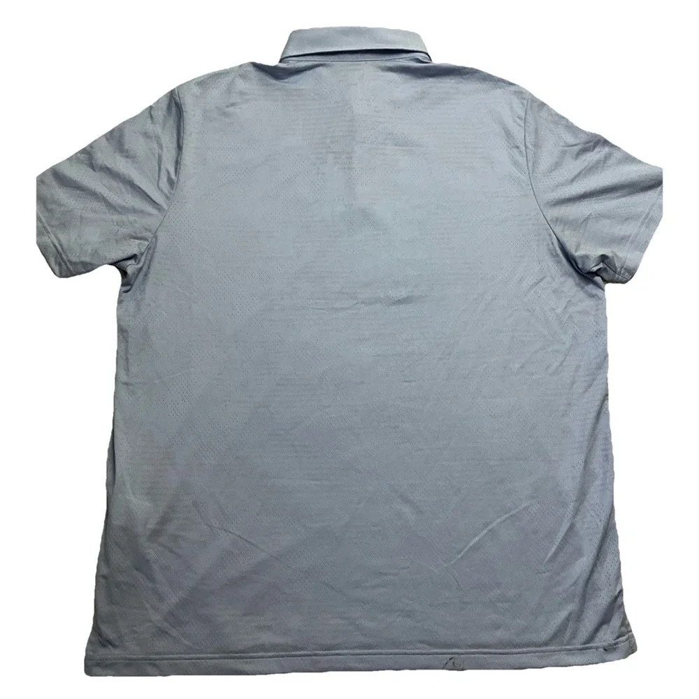 Adidas Mens Blue Short Sleeve Polo Shirt Size 2XL